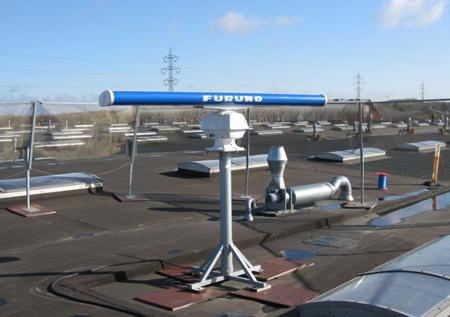 Radar Local de Lluvias (LAWR Local Area Weather Radar) - un producto de DHI Figura 1: Instalación del LAWR en Aarhus, Dinamarca RADAR LOCAL DE LLUVIAS En el año 1999 DHI llevó a cabo un programa de
