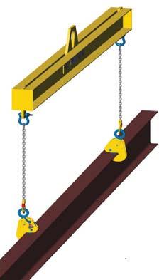 CG SERIES Girder Turning Clamps The CG clamps are general purpose clamps and can be used on rolled steel joists, beams, and fabrications up to a surface hardness of 300 Brinell (32HRc).