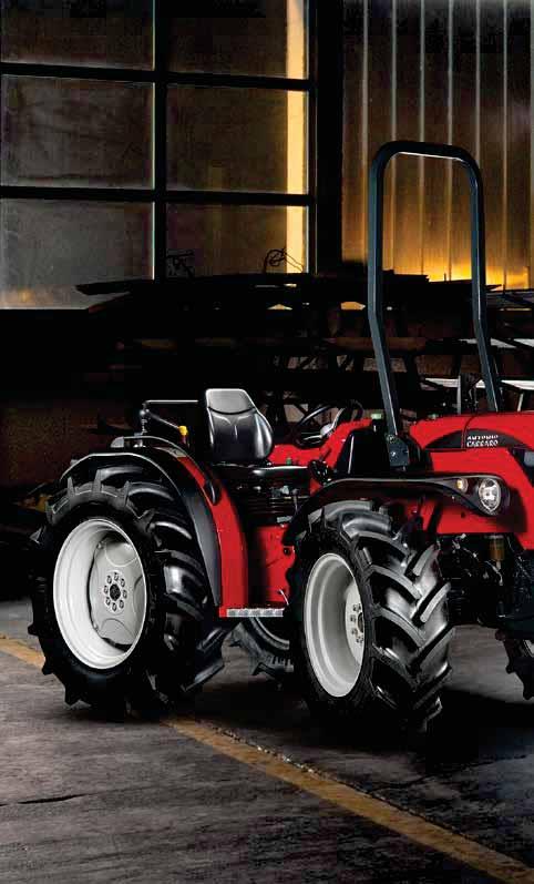 La Serie Ergit 100 representa una nueva idea de tractores fruto de una filosofía constructiva basada en la simplificación de la tecnología y la selección de componentes