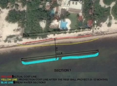 La primera sección ubicada en extremo sur del proyecto tendrá 132.45 metros de largo por 3.60 metros de ancho.