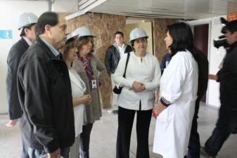 TERREMOTO 16S Tras el terremoto la Subsecretaria de Redes Asistenciales visitó el Hospital de Coquimbo,
