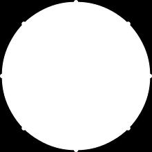 centro de giro si al girarla respecto de un punto un ángulo