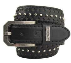 *36* cinturones _negro _marrón G204066 cinturón piel rústico cosido a mano _ pase 40 mm_ G204067