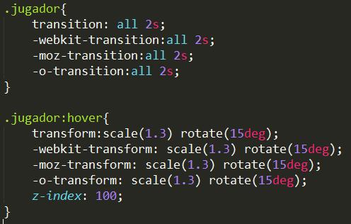 Ahora vamos a realizar algunas transiciones sobre los elementos de la página index.html. Ubíquese sobre el código de esta página y revise su estructura.
