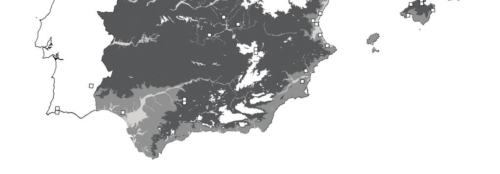 / Iberian-Balearic distribution for Anaciaeschna isoceles, show as UTM 10x10 km grids.