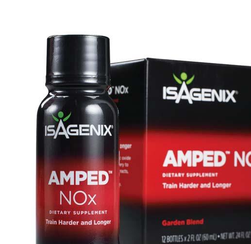 AMPED NOx QUÉ Un shot previo al entrenamiento que estimula la producción de óxido nítrico para un flujo sanguíneo saludable y el suministro de oxígeno a las células para que