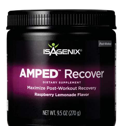 AMPED Recover POR QUÉ QUÉ Un suplemento para tomarse después del entrenamiento, con aminoácidos de cadena ramificada para estimular la regeneración y recuperación muscular.