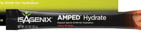 AMPED Hydrate ayuda a rehidratarte y proveerte de vitaminas, electrolitos y carbohidratos, para reponer los nutrientes, re-energizar