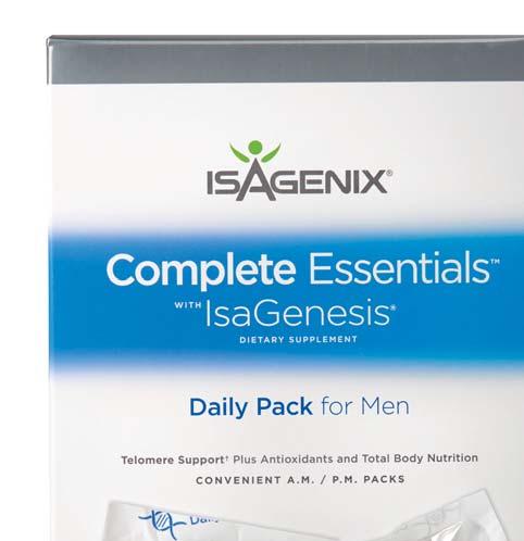 Complete Essentials con IsaGenesis Un producto fundamental para la longevidad AHORRO DE US $39 Incentivos con descuentos en Autoenvío. QUÉ ES COMPLETE ESSENTIALS CON ISAGENESIS?
