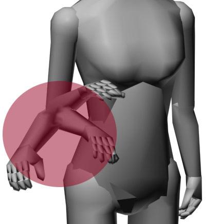 Circunducción: movimiento en el que una parte del cuerpo describe un cono cuyo vértice está en la articulación y su base en la extremidad distal de esa parte y no requiere rotación.