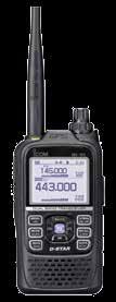 Radio Portátil D-STAR y Receptor de Comunicación ID51A-Black - Radio portátil D-STAR 5 W 1304 Canales Fabricado en Ambiente ISO 9001:2008 D-STAR DOBLE BANDA VHF UHF Frecuencia de Operación: TX