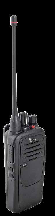 Radios Portátiles Comerciales IC-F1000/ 2000/ S/ T Compacto y Sumergible con Grandes Características 5 W VHF 4 W UHF MDC-1200 Fabricado en Ambiente ISO 9001:2008 3 Años de Garantía SUMERGIBLE IP67