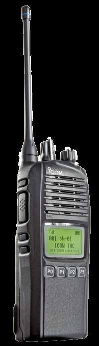 Radios Portátiles Digitales IC-F3261/ 4261/ DS/ DT Radio Digital Sumergible con GPS Interconstruido 5 W (VHF / UHF) 512 Canales MDC-1200 en Modo Analógico Troncal Digital IDAS 6.25 khz Digital NXDN 6.