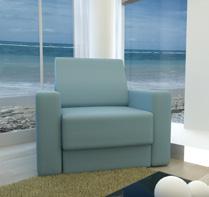 A modern and functional design that stand out in any environment. Canapé Version fixe est offert dans un, deux ou trois sièges.