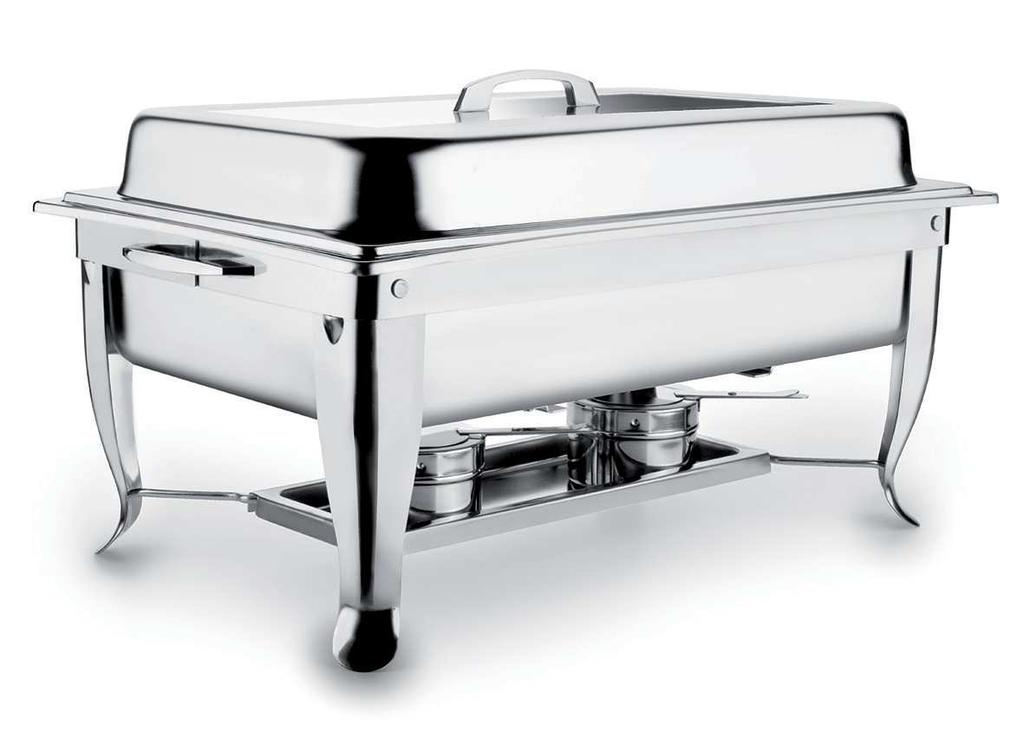 a 69015-69001 - 69004-69110 Chafing Dish SIC GN1/1 con tapa ain marie SIC GN 1/1 avec couvercle en inox Chafing Dish,