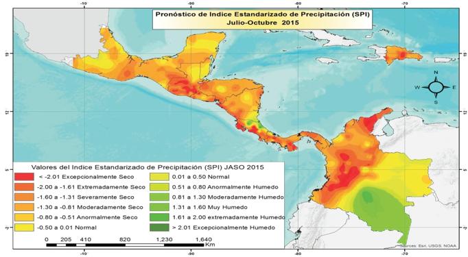 31 FR Ilustración 1. Fuente: Mapa tomado del Servicio Meteorológico Nacional de Honduras.