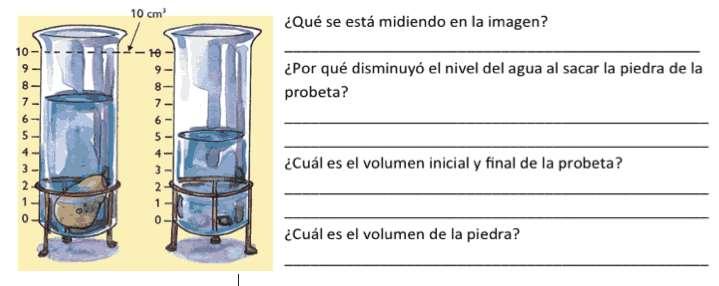 16 Analizar información relacionada con la masa, peso y volumen de los objetos 1. Lee la siguiente información y luego responde las preguntas.