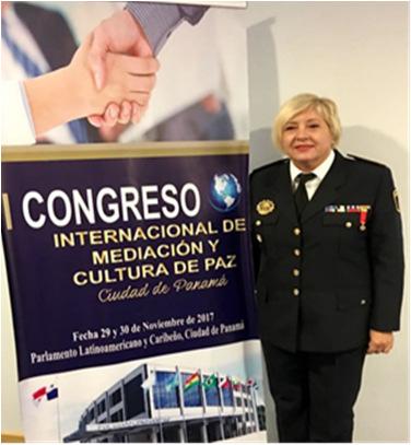 29 y 30 de noviembre I Congreso Internacional de Mediación y Cultura de Paz (Panamá) La inspectora Rosa Ana Gallardo Campos ha participado en el I Congreso Internacional de