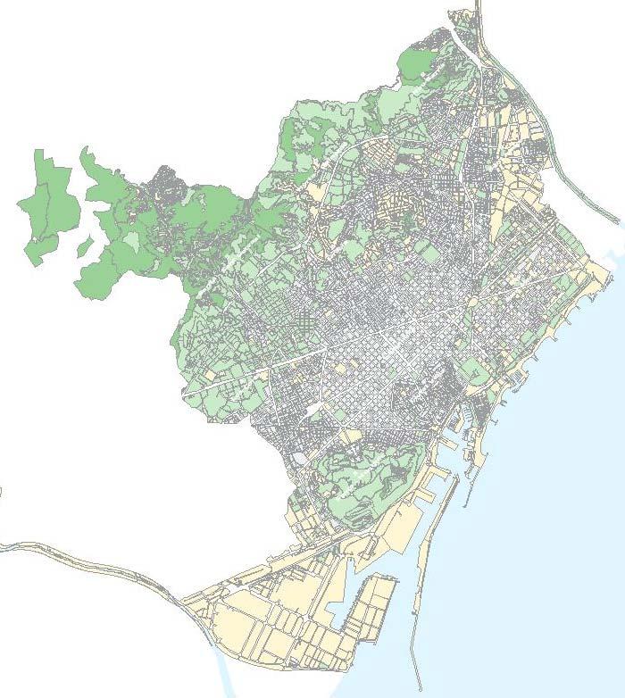 1.2. Barcelona, la ciutat EXTENSIÓ 102 km2 (628 km2 AMB, 36 municipis) PARC MÒBIL 968.332 vehicles (296.