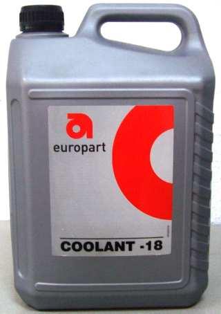 ANTICONGELANTE EUROPART ANTICONGELANTE 18 REF: 3116465 El refrigerante Europart protege de la corrosión y supera los niveles de