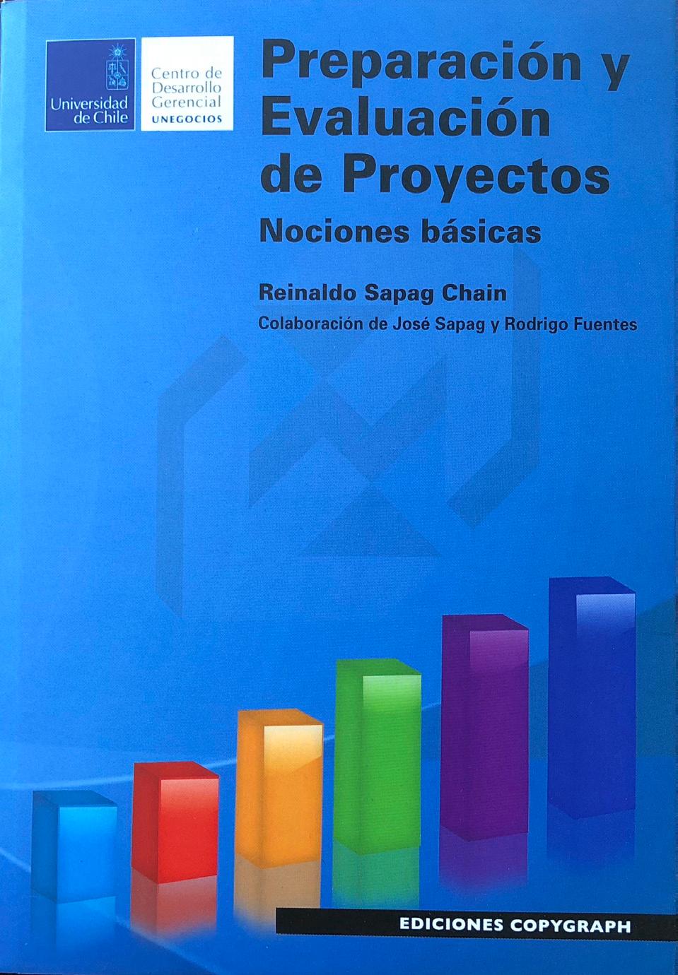 Al momento de la matrícula, todos los alumnos que ingresen al Diploma, recibirán un libro de la autoría del profesor Reinaldo Sapag Chain: Preparación y Evaluación de Proyectos, Nociones Básicas.