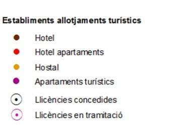 allotjament hostals turístic: o pensions i apartaments