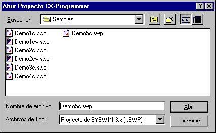 Compatibilidad con Syswin Cualquier programa creado desde Syswin puede ser abierto en CX-Programmer para su