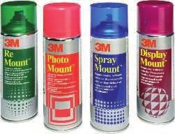 *ReMount:adhesivo reposicionable indefinidamente sin perder fuerza de adhesión. *Display Mount:fijación ultra rápida ideal para decoración. Altura del spray regulable.