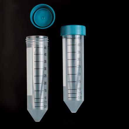 29 Tubos fondo cónico 50 ml EUROTUBO Tubos de fondo cónico, en polipropileno transparente, indicados para pruebas con centrifugación en laboratorios de inmunología, microbiología, etc.