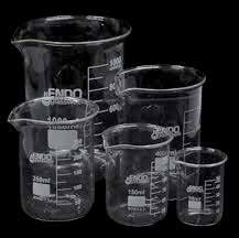 Material de vidrio Vidrio Frascos ISO. Botellas para esterilización De vidrio borosilicato 3,3 con tapa y anillo ISO GL-45. Resistencia hasta 140 C ISO 4796 DIN 168. Graduado.
