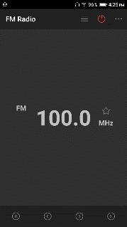 Controles de Radio Agregar estaciones de radio favoritos Búsqueda Radio FM como fondo Hacer clic en el botón Inicio para mover el radio