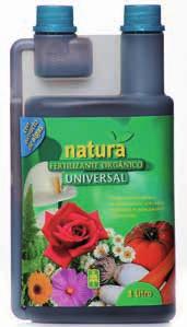 Fertilizantes líquidos Fertilizantes UNIVERSAL Fertilizante universal orgánico de origen 100% natural, procedente de materia vegetal fermentada con bacterias y encimas, al que se le ha añadido