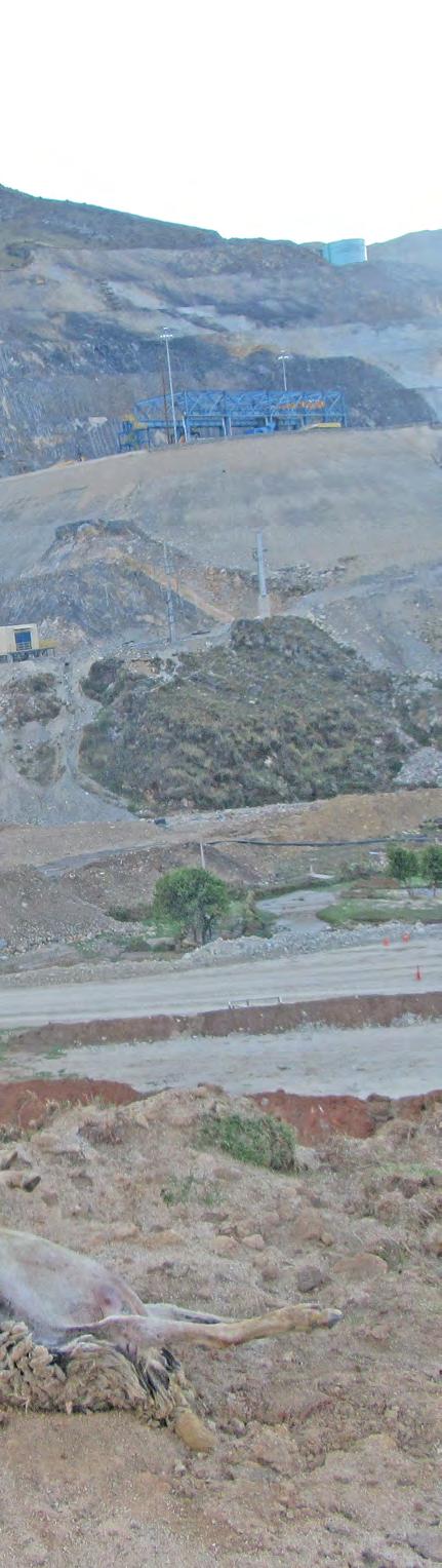Construcción de la mina Las Bambas en Fuerabamba, Perú. Foto: Henry Vasquez el mando.