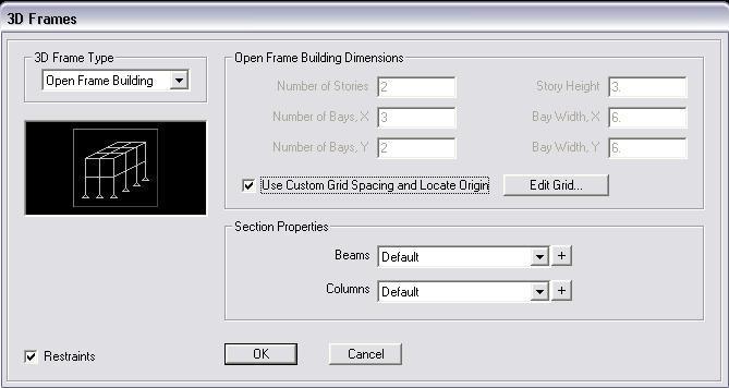 frames 2- Seleccionar Use Custom Grid