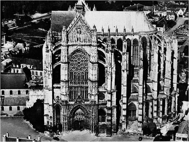Catedral de Beauvais, vista