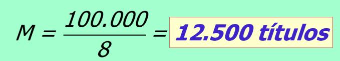 EJERCICIO 2 Los datos son: N =100; C =1.