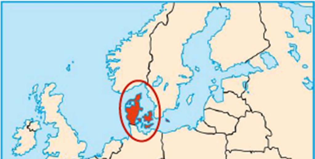 Dinamarca País escandinau Població 5,4 milions 43.