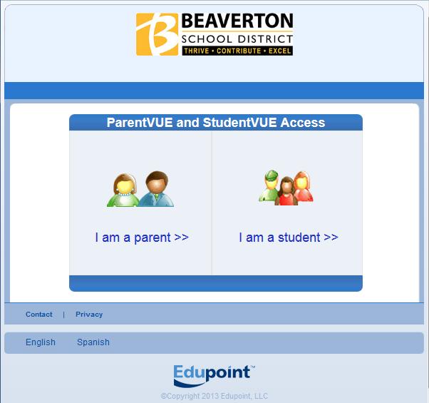 Qué es ParentVUE? ParentVue es una página de internet que permite a los padres y tutores tener acceso a información sobre su hijo.