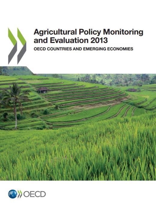 Monitoreo y Evaluación Anual de la OCDE Medición del ayudas a la agricultura Consistente en el tiempo y entre países 47 países; 80%