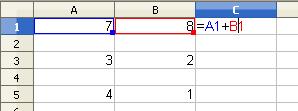3.3. PROPAGAR UNA FORMULA En caso de que queramos sumar el resto de los valores de las columnas A y B, podriamos escribir la formula correspondiente a cada fila o podriamos propagar la formula.
