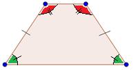 Trapecio rectángulo Tiene dos ángulos rectos.