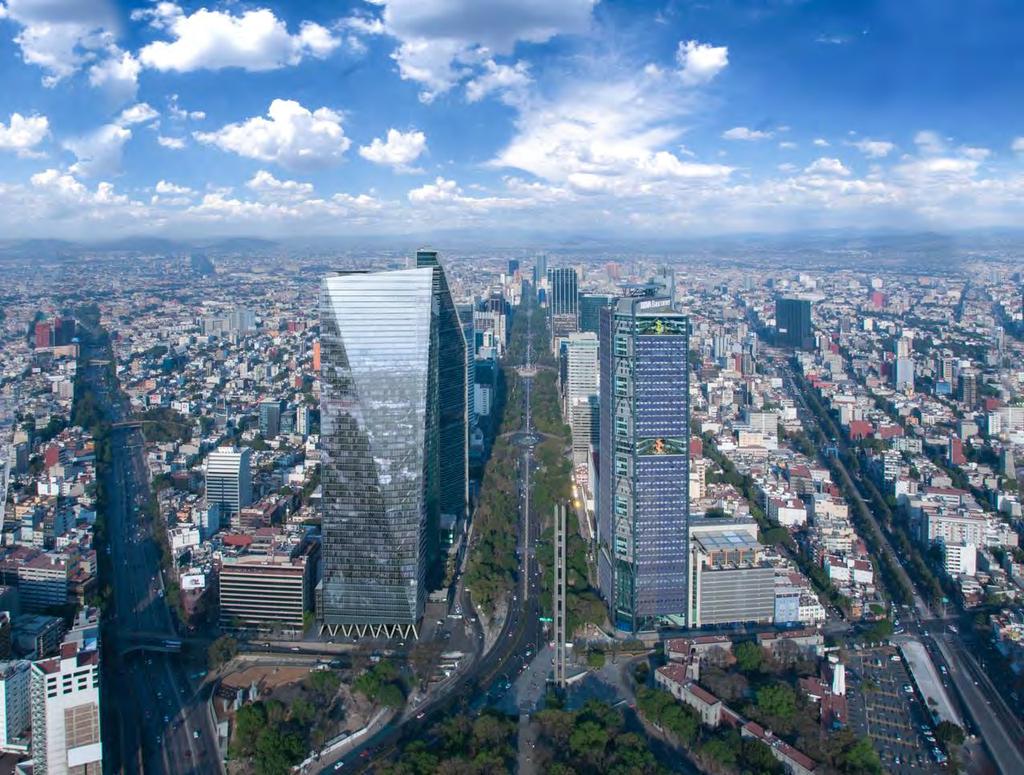 Cuarto Trimestre 2017 Reporte de Mercado de Oficinas A+ & A Ciudad de México Indicadores de Mercado 355 edificios de Oficinas clases A+&A 10 corredores de Oficinas 5.