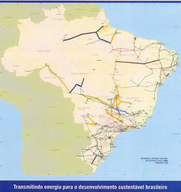 Mapa de Concesiones Jauru Vila do Conde Itumbiara Serra da Mesa Expansión Serra Paracatu