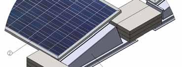 FV-10-HM Soporte Fotovoltaico Lastrado 10º Solución estructural para instalaciones fotovoltaicas en suelo y cubiertas planas FV-10-HM es una nueva solución estructural para la industria fotovoltaica