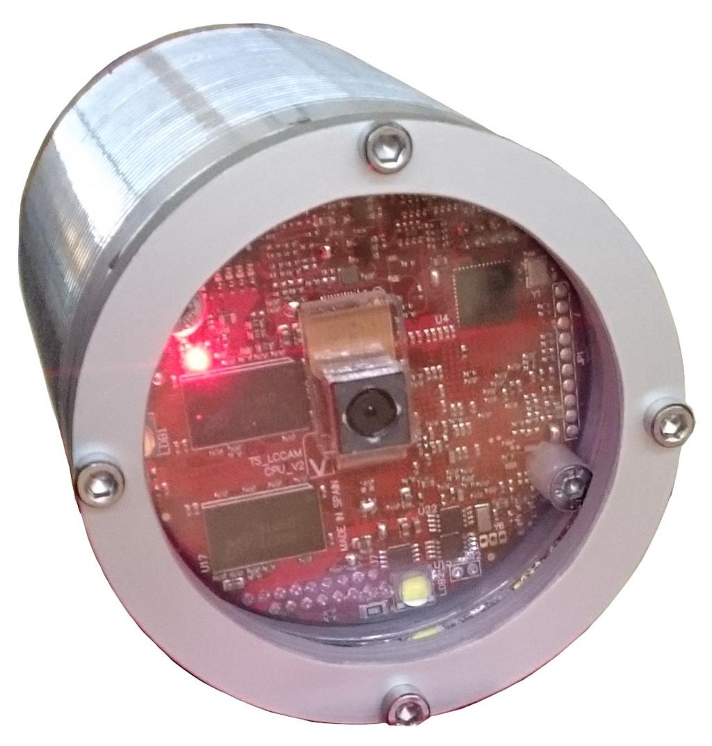 1.- del equipo VDX-TS_LCCAM. El equipo VDX-TS_LCCAM consiste en una cámara inteligente ethernet empotrada en Linux.