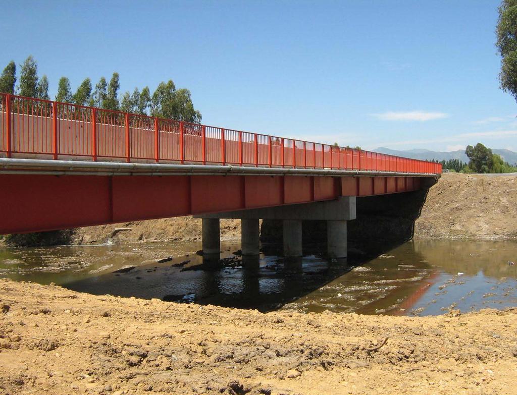 Puentes Construcción puente Las Toscas, Santa Cruz Inversión MM$ 1.