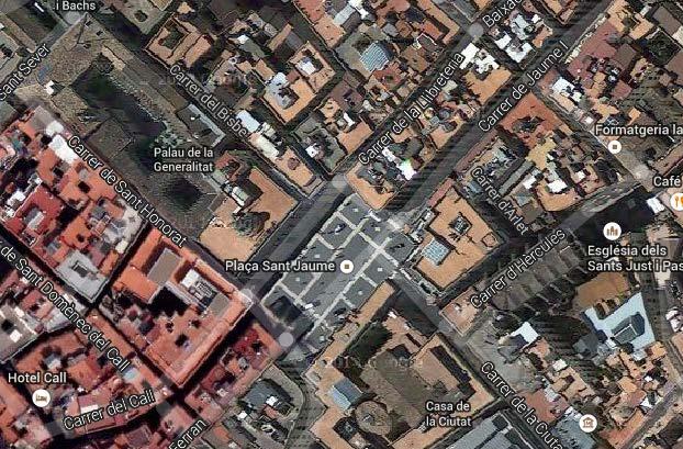 que es tractava del centre de Barcino, que era la Barcelona en l'època romana i es trobava completament emmurallada i comptava amb una dimensió total de 12 hectàrees.