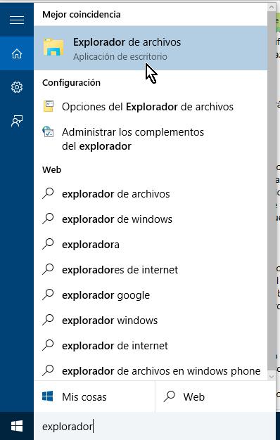 Imagen #5 Cómo acceder al Explorador de archivos en Windows 10 con el teclado Otra alternativa para