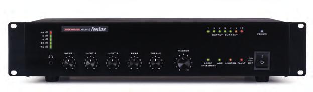 100 W RMS USB MP3 SD MP3 AUX WA-4100 Amplificador de pared 100 W RMS con circuito de alto rendimiento Clase D. Fuente de alimentación conmutada. Reproductor USB/SD/MP3 con mando a distancia.