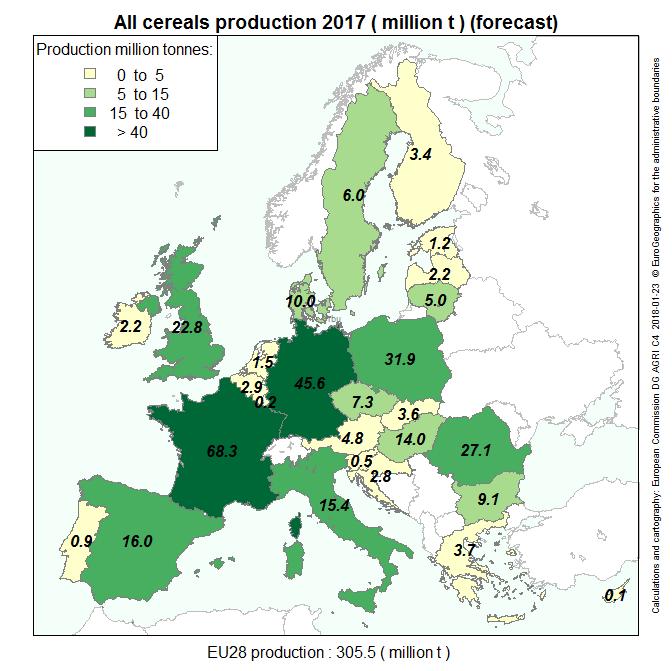 Las importaciones medias de soja en la campaña 2011/15 alcanzó 13 millones de t, correspondiendo 3,4 millones de t (26%) a España y el 25% a Países